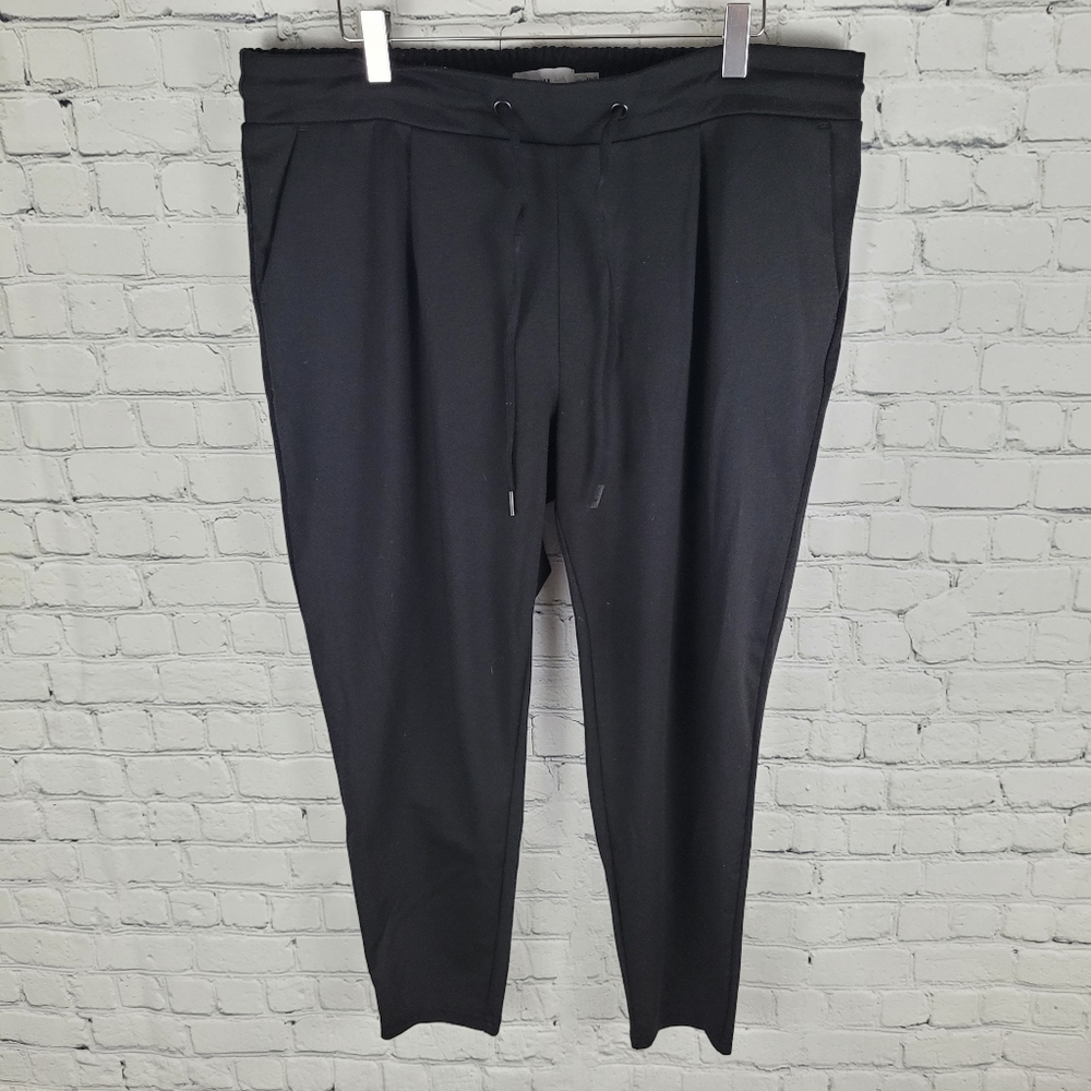 ICHI | KatePA pull-on drawstring cropped jersey pant